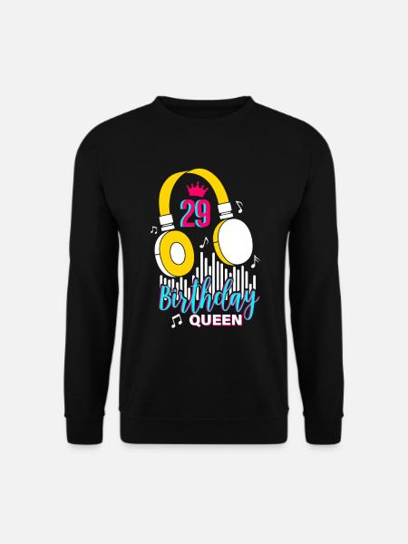 Birthday Queen 29th Birthday - Unisex Sweatshirt - black