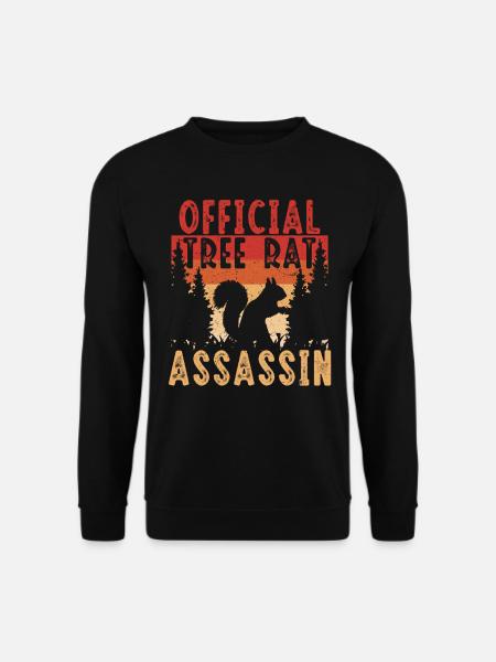 Chasseur d’écureuils Rat arboricole - Sweat-shirt Unisexe - noir