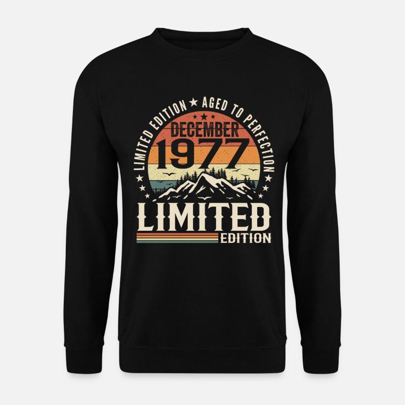 Dezember 1977 - Unisex Pullover - Schwarz