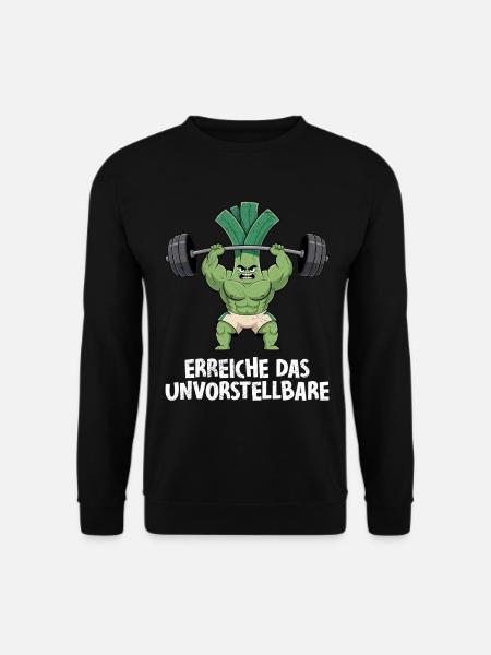 Haltérophiles ATTEINDRE L’INIMAGINABLE DRÔLE - Sweat-shirt Unisexe - noir