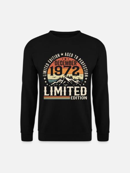 Décembre 1972 - Sweat-shirt Unisexe - noir