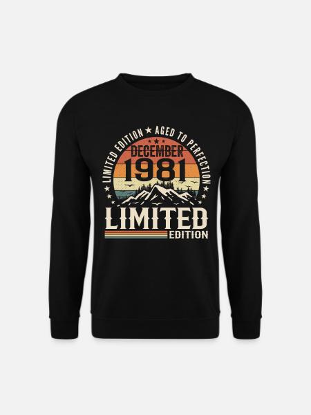 December 1981 - Unisex Sweatshirt - black