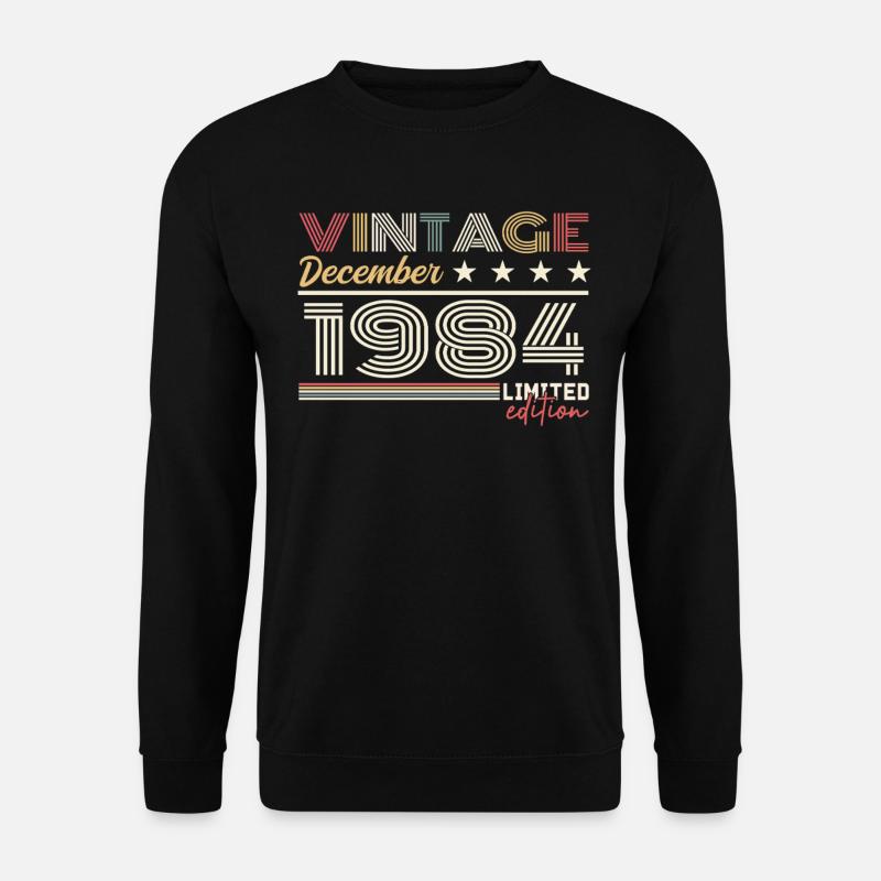 December 1984 Gift - Unisex Sweatshirt - black
