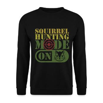 Chasseur d’écureuils Rat arboricole - Sweat-shirt Unisexe - noir - Devant - Alina (178cm) & Michal (187cm)