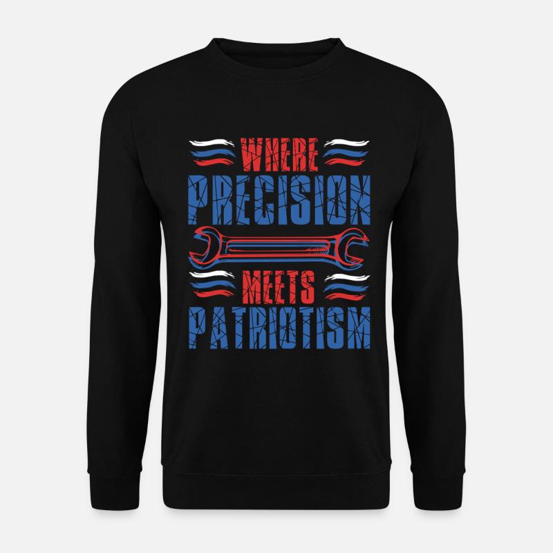 Militär Mechaniker - Unisex Pullover - Schwarz