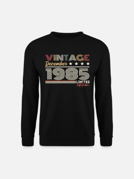 December 1985 Gift - Unisex Sweatshirt - black