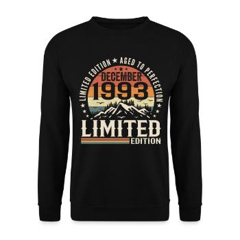 Décembre 1993 - Sweat-shirt Unisexe - noir - Devant - Alina (178cm) & Michal (187cm)
