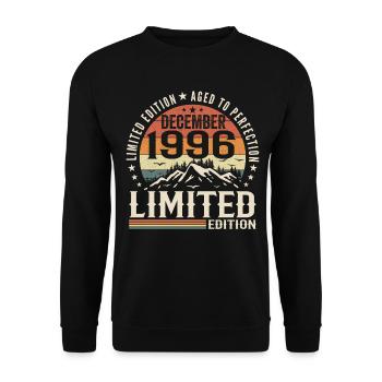 Dezember 1996 - Unisex Pullover - Schwarz - Vorne - Alina (178cm) & Michal (187cm)