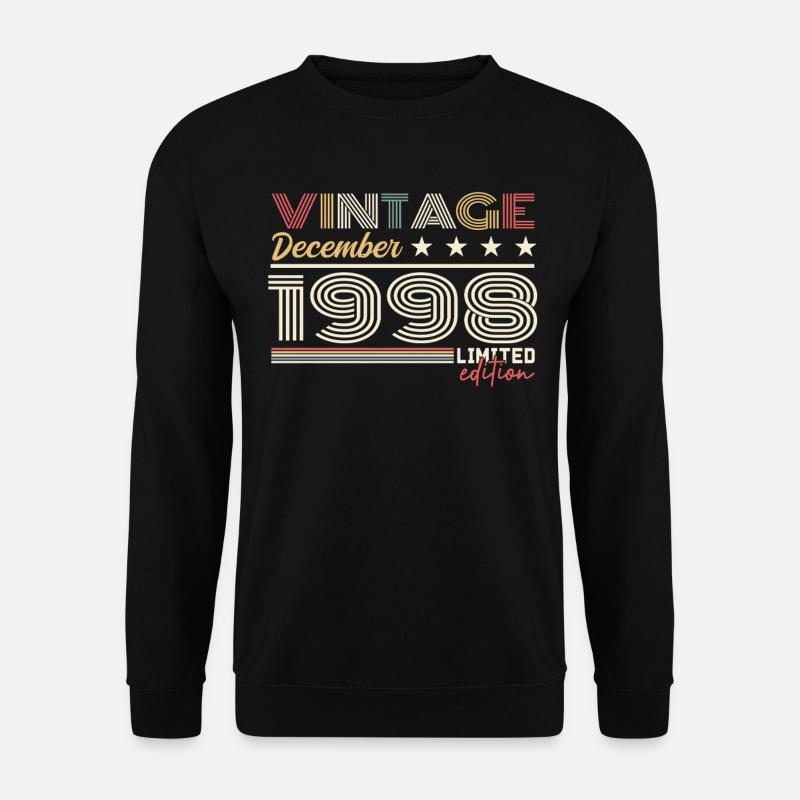 Geschenk Dezember 1998 - Unisex Pullover - Schwarz