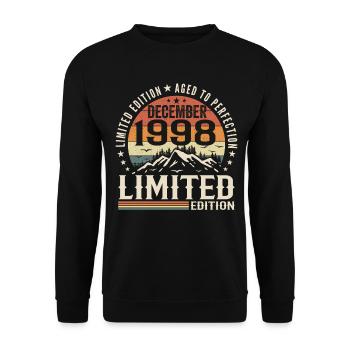December 1998 - Unisex Sweatshirt - black - Front - Alina (178cm) & Michal (187cm)