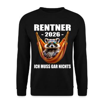 Retraités 2026 - Sweat-shirt Unisexe - noir - Devant - Alina (178cm) & Michal (187cm)
