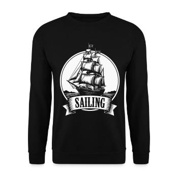 Voilier Voilier Maritim Ahoy - Sweat-shirt Unisexe - noir - Devant - Alina (178cm) & Michal (187cm)