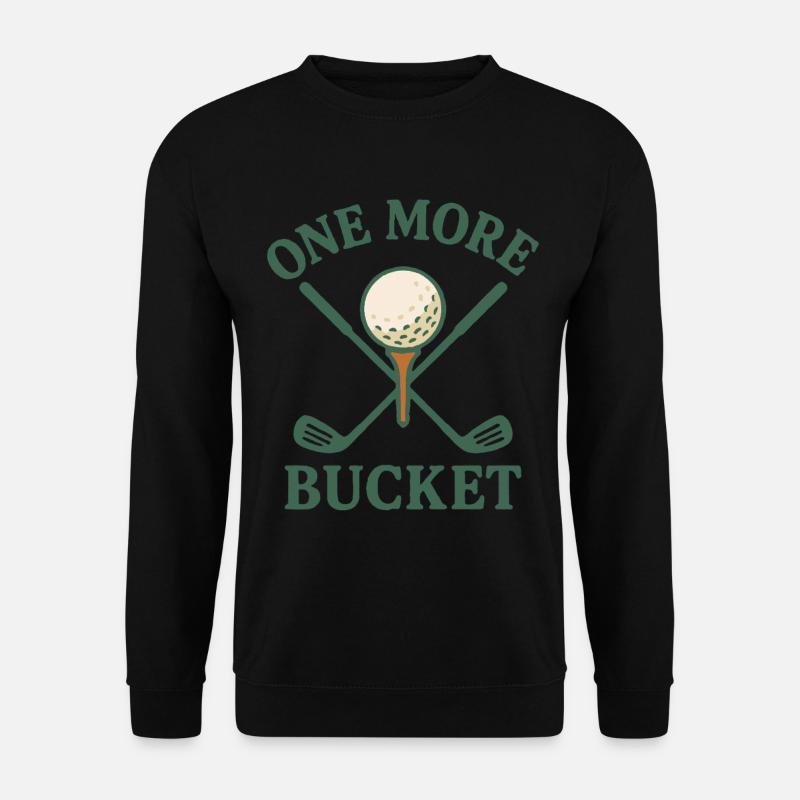 Ein weiterer Eimer Golfschläger Fun Design - Unisex Pullover - Schwarz
