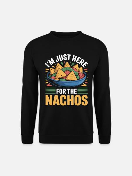 Tortilla Taco Nachos mexicains - Sweat-shirt Unisexe - noir