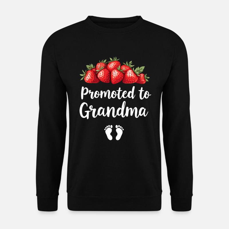 Werdender Oma loading zukünftige Großmutter - Unisex Pullover - Schwarz