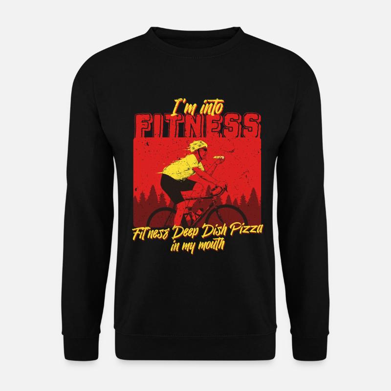 Deep Dish Pizza Chicargo - Unisex Pullover - Schwarz