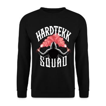 Hardtekk Squad Tekke East Germany - Unisex Sweatshirt - black - Front - Alina (178cm) & Michal (187cm)