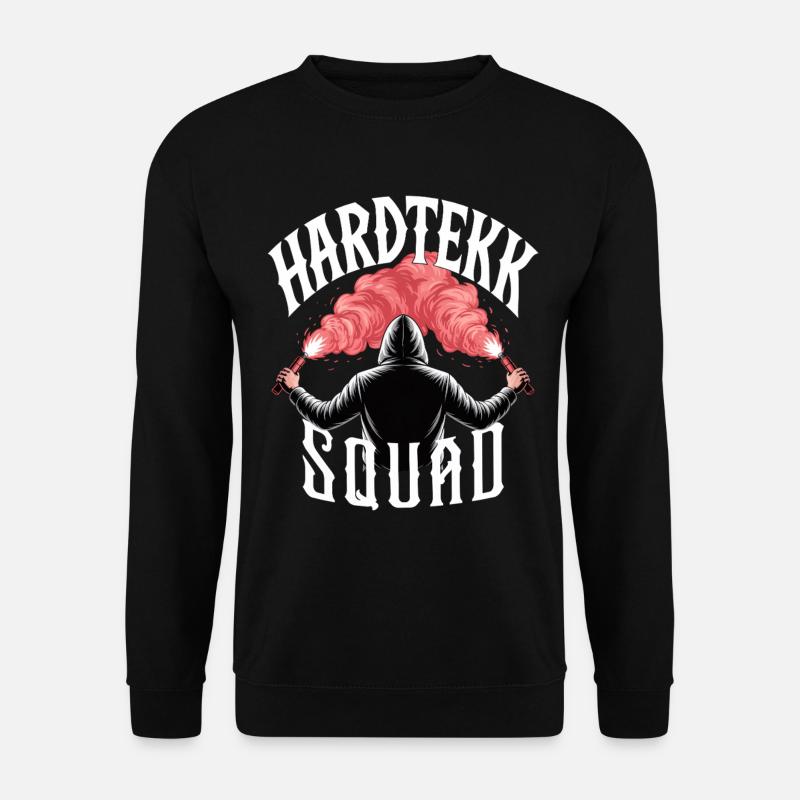 Hardtekk Squad Tekke Ostdeutschland - Unisex Pullover - Schwarz