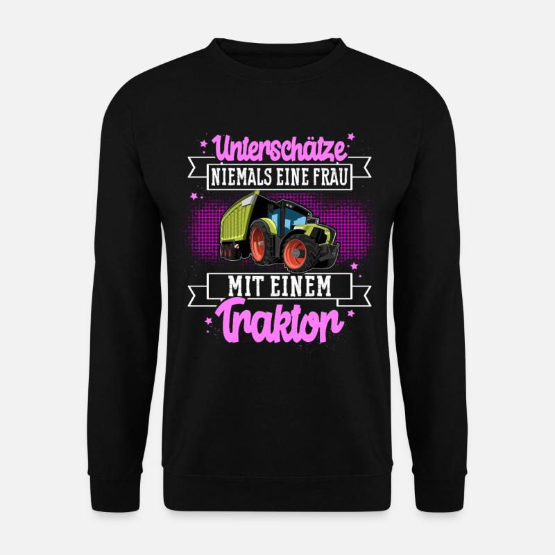 Landwirtin - Unisex Pullover - Schwarz