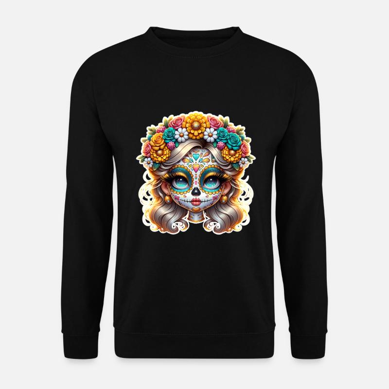 La Catrina - Unisex Pullover - Schwarz