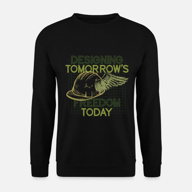 Militär Mechaniker Designing Tomorrows - Unisex Pullover - Schwarz