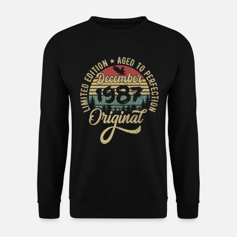 December 1987 - Legend since December 1987 - Unisex Sweatshirt - black