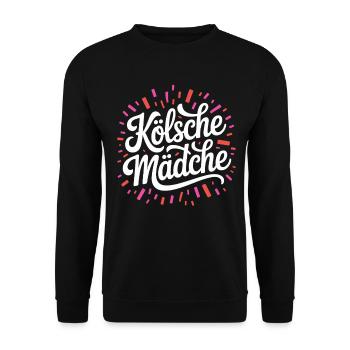 Cologne Girls Carnival Cologne Cologne Cologne Girls - Unisex Sweatshirt - black - Front - Alina (178cm) & Michal (187cm)
