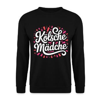 Cologne Girls Carnival Cologne Cologne Cologne Girls - Unisex Sweatshirt - black - Front - Alina (178cm) & Michal (187cm)