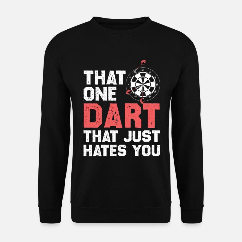 Une fléchette qui vous déteste - Sweat-shirt Unisexe - noir