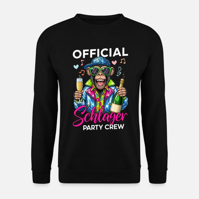 Official Schlager Party Crew - Unisex Pullover - Schwarz