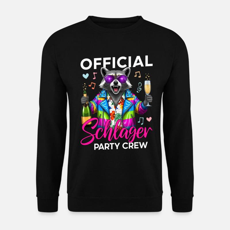 Official Schlager Party Crew - Unisex Sweatshirt - black