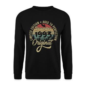 Dezember 1993 - Legende Seit Dezember 1993 - Unisex Pullover - Schwarz - Vorne - Alina (178cm) & Michal (187cm)