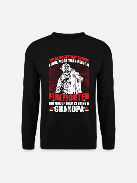 Papy des pompiers - Sweat-shirt Unisexe - noir