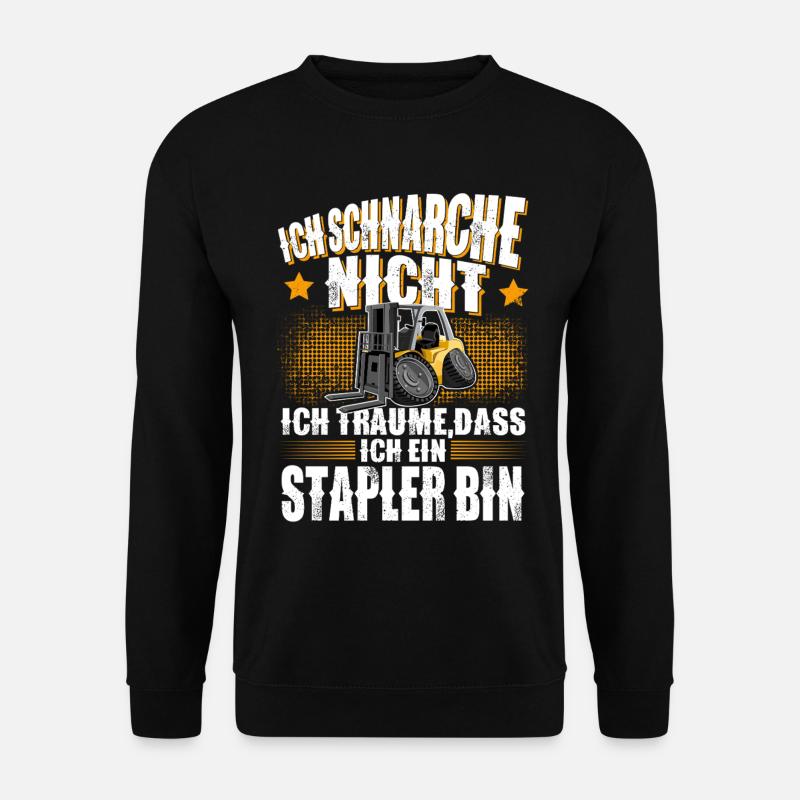 Gerbeur pour chariot élévateur - Sweat-shirt Unisexe - noir