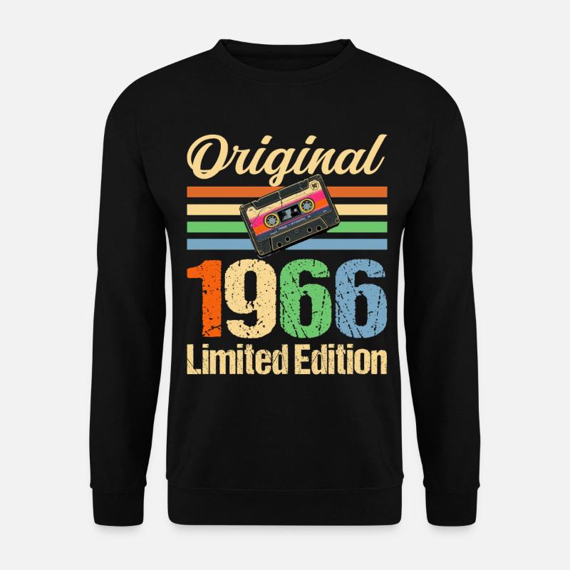 60e anniversaire Millésime 1966 - Sweat-shirt Unisexe - noir