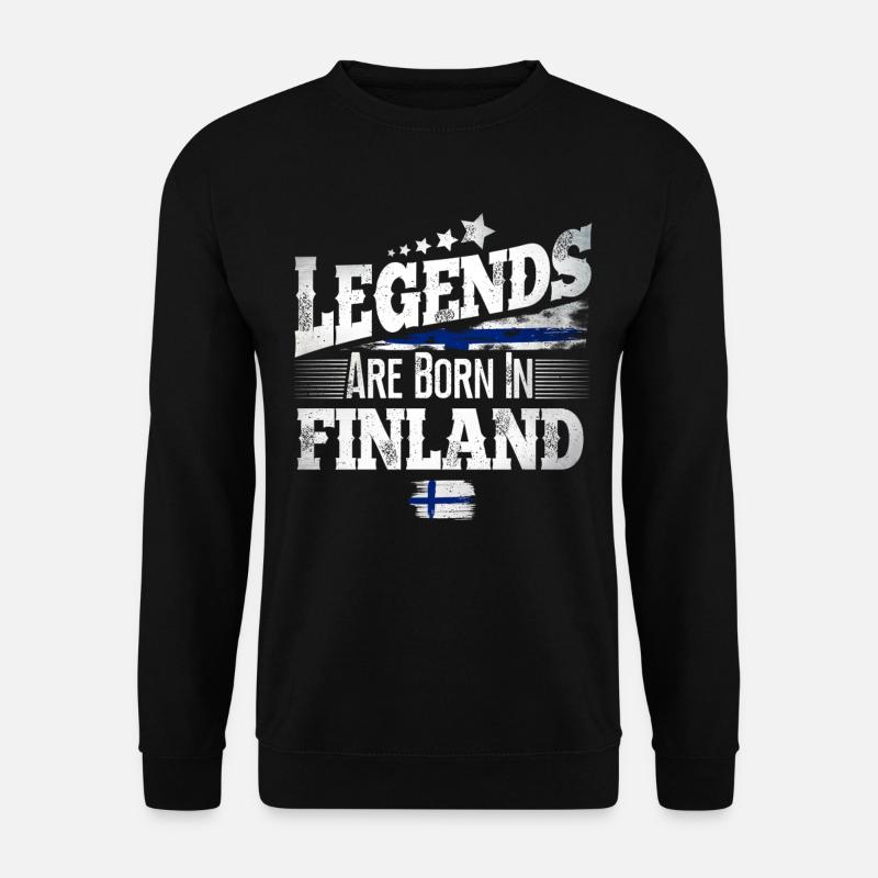 Finnland - Unisex Pullover - Schwarz