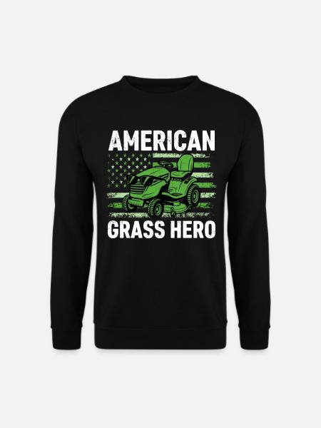 American Grass Hero - Unisex Sweatshirt - black