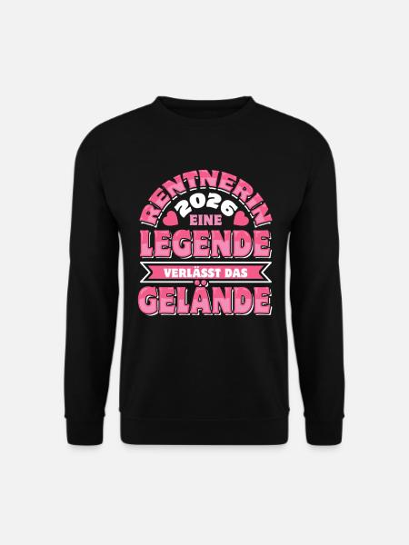 Pensioner 2026 - Retirement - Pension - Unisex Sweatshirt - black
