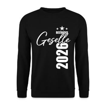 Journeyman passed in 2026 - exam - success - Unisex Sweatshirt - black - Front - Alina (178cm) & Michal (187cm)