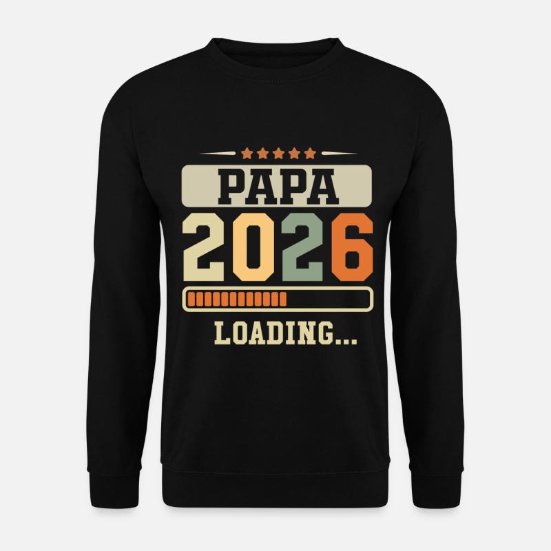 Dad 2026 Loading Future Dad Gift - Unisex Sweatshirt - black