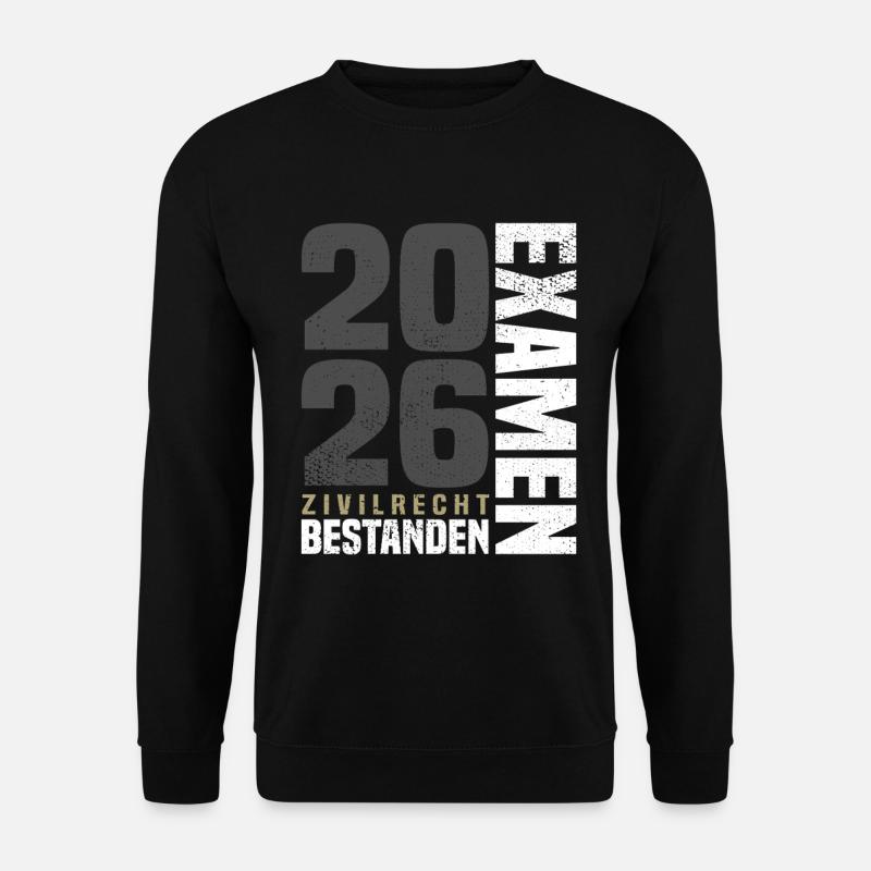 Examen Zivilrecht 2026 - Unisex Pullover - Schwarz