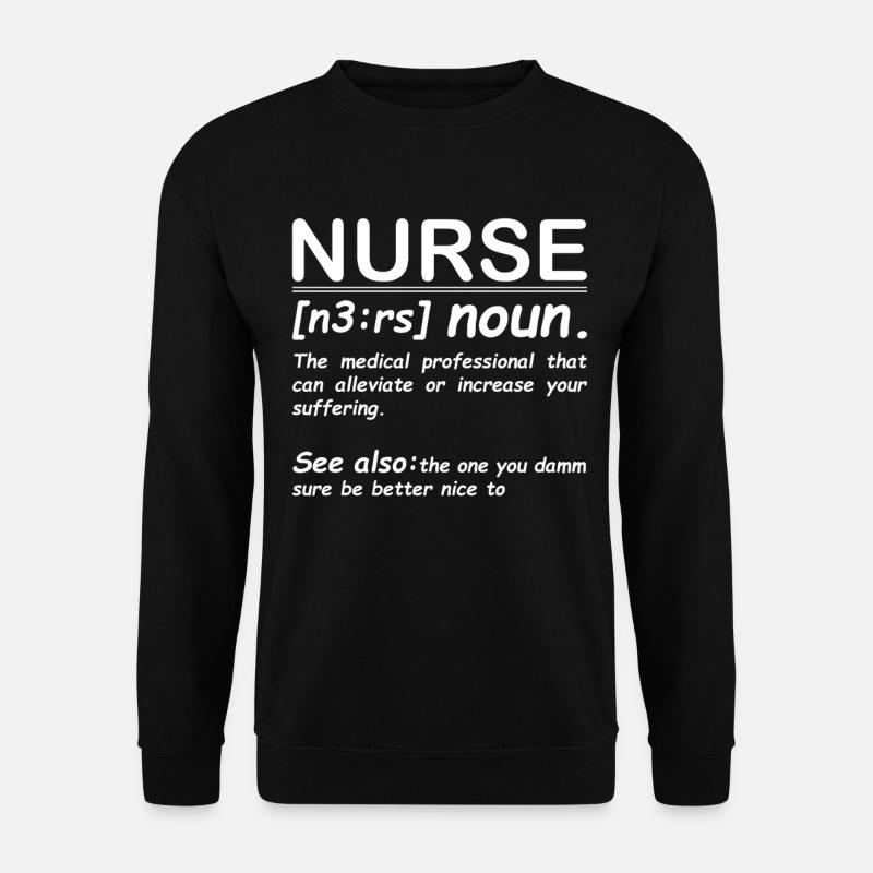 nurse - Unisex Sweatshirt - black