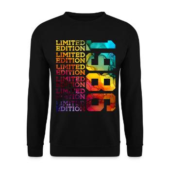 LIMITED EDITION 1986 40 YEARS 40TH BIRTHDAY - Unisex Sweatshirt - black - Front - Alina (178cm) & Michal (187cm)