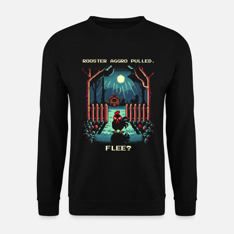 Aggro Pulled | Activate flight? - Unisex Sweatshirt - black