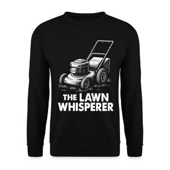 Le chuchoteur de pelouse - Sweat-shirt Unisexe - noir - Devant - Alina (178cm) & Michal (187cm)