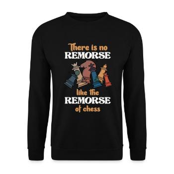 Chess Repentance: No Regrets Like in the Game - Unisex Sweatshirt - black - Front - Alina (178cm) & Michal (187cm)