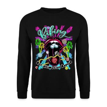 Cyclisme - Sweat-shirt Unisexe - noir - Devant - Alina (178cm) & Michal (187cm)