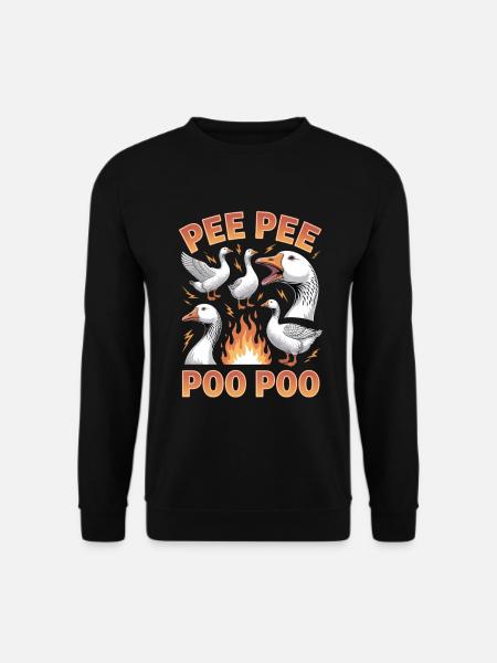 Tiss Tiss Bæsj Bæsj Ubrukelig Bootleg - Genser unisex - svart