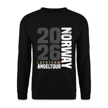 Lofoten Fishing Trip Norway 2026 - Unisex Sweatshirt - black - Front - Alina (178cm) & Michal (187cm)