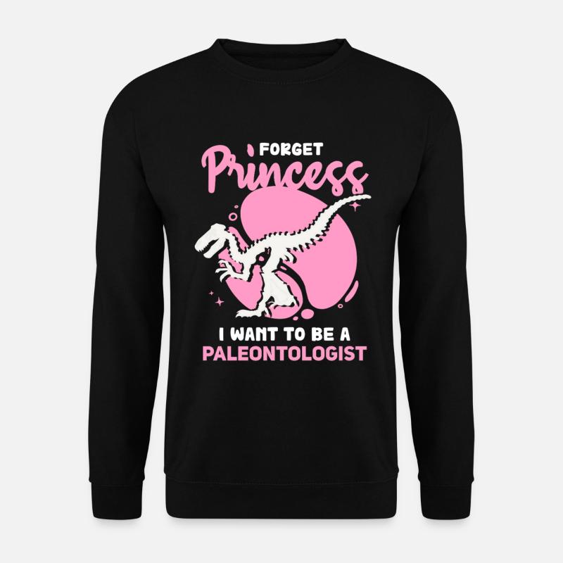 Paläontologin Traumprinzessin - Unisex Pullover - Schwarz